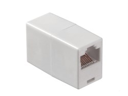 Соединительный модуль RJ-45(8p8c) на RJ-45(8p8c) / белый 7528 - фото 14605