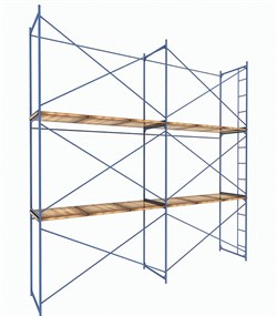 Леса строительные 6х6 м каркас сталь рабочая высота 6 м 36 кв.м