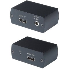 Усилитель HDMI сигнала (удлинитель). Позволяет передать HDMI сигнал на расстояние до 50 м (HR01)