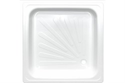 Стальной душевой поддон ВИЗ ANTIKA эмалированный, 90x90x15 см - фото 18717