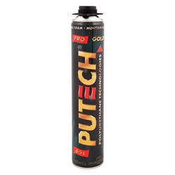 PUTECH Pro GOLD 65 пена монтажная профессиональная всесезонная 850 мл 10970 - фото 19796