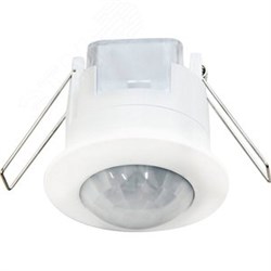 Датчик движения ИК встраиваемый 1200w 360 гр. 6м IP20 белый SEN86 22061 FERON