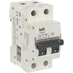 ARMAT Выключатель автоматический двухполюсный C 6А M06N AR-M06N-2-C006 IEK