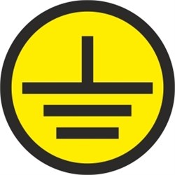 Знак безопасности Заземление 30х30	IEK