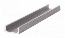 Профиль накладной алюминиевый 2 м матовый экран 2 заглушки 4 крепежа для светодиодных лент CAB262 10267 FERON