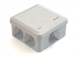 Коробка распределительная для о/п безгалогенная (HF) серая 100х100х50 (60шт/кор)	Промрукав	40-0302