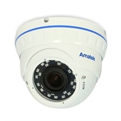 Уличная купольная антивандальная IP камера Amatek AC-IDV203VAS(2.8-12 мм)