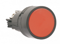 ИЭК Кнопка "Стоп" SB-7 красная 1+1 240В 22 мм (BBT40-SB7-K04)