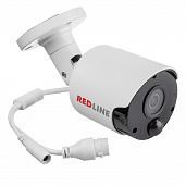 Видеокамера уличная IP цилиндрическая 2Мп 2,8мм POE Звук RedLine RL-IP12P-S.pir