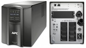ИБП APC Smart-UPS 1000VA lcd 230V SMT1000I интерактивный / 1000 ВА / 700 Вт / синусоида / 160 - 280 В / IEC-320 C14