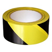 Лента клейкая для разметки ПВХ желто/черная 50 x 50 мм
