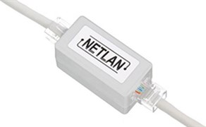 Соединитель Netlan кабельный RJ45-RJ45 (8P8C), Кат.5e (Класс D), 100МГц, неэкранированный, белый, уп-ка 10шт.