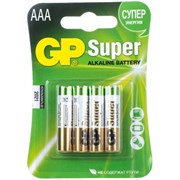 *Батарейка GP Super LR03 AAA BL4 Alkaline 1.5V