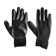 Перчатки защитные трикотажные с нитриловым покрытием  черный