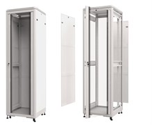 Шкаф напольный 42U серия Expert (600х600х2050), напольный, БЕЗ ПЕРЕДНЕЙ ДВЕРИ, серый, разобранный Netko (упакован в 3 коробки)