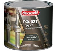 ПУФАС Грунт ГФ-021 красно-коричневая Decoself (1,9кг)