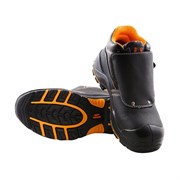 Ботинки рабочие для сварщика кожаные с защитным композитным носко м размер 41 черные Мистраль Perfect Protection (120326)