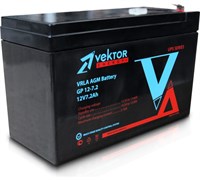 Аккумуляторная батарея 12 В, 7 Ач. (VEKTOR ENERGY) GP 12-7.2