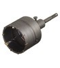 Коронка твердосплавная ПРАКТИКА SDS- Plus "ПРОФИ"  035-172 ударная 68 мм (1шт.) клипса