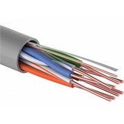 Кабель U/UTP4 cat.5e, 4 пары 24 AWG BC, 305м, нг(А)-HF LSZH - малодымный, не содержащий галогенов; серый; одножильный, FLUKE TEST, NETKO Expert СКС
