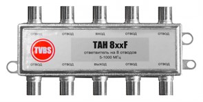 TBTec-HTT0816F, Ответвитель абонентский на 8 отводов, F-разъём, улучшенного качества (16), (TBTec