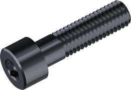 DIN 912 Винт с внутренним шестигранником 4х40 оксид 12.9
