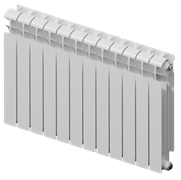 Радиатор ECO Build 200 мм 12 секций Россия