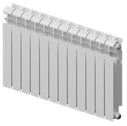 Радиатор ECO Build 200 мм 13 секций Россия