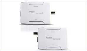 Комплект передачи  ip-видеосигнала по коаксиальному кабелю  AVTECH IP AVX912A KIT